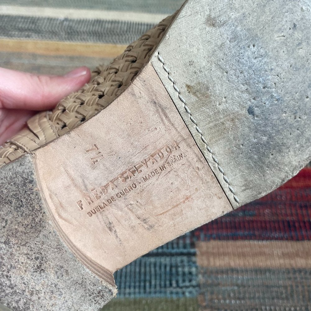 Freda Salvador Woven Flats Tan - Picture 5 of 5
